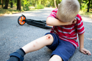 Heridas en niños